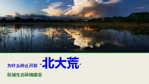 必修3第二章问题研究：为什么停止开发“北大荒”