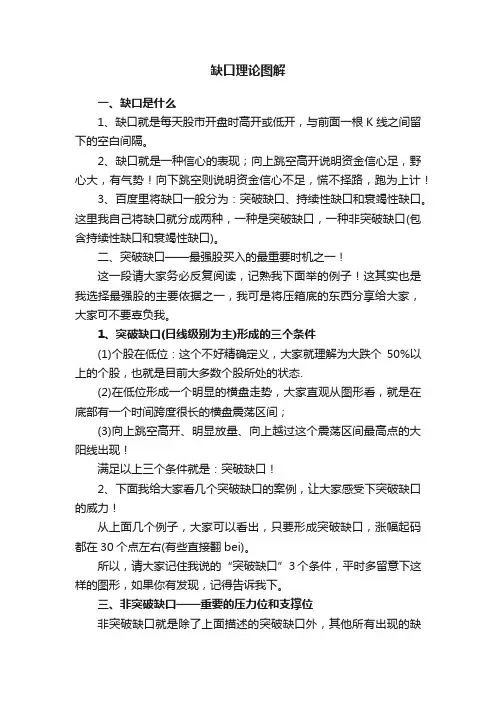 缺口理论图解
