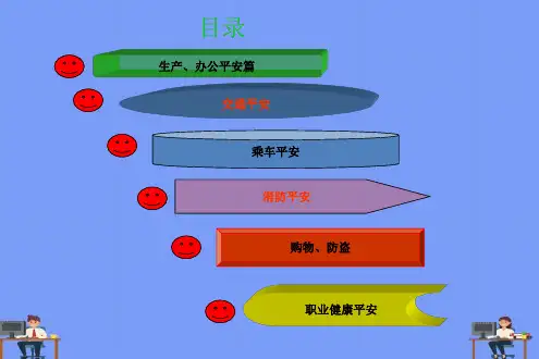 国庆前安全教育完美版PPT