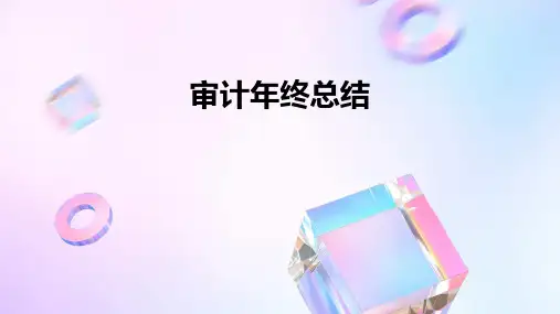 审计年终总结PPT