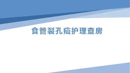 全院护理查房(食管裂孔疝)可编辑全文