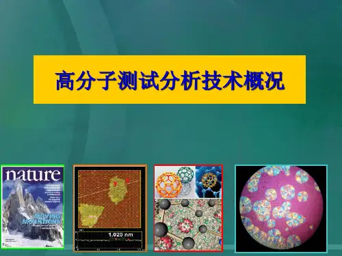 广东工业大学-高分子近代测试技术-第1章 概述-第2章 FTIR-第3章-拉曼