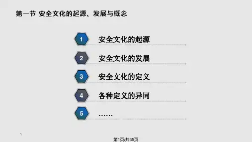 安全观念与安全文化PPT课件