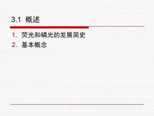 第3章荧光分析法ppt课件