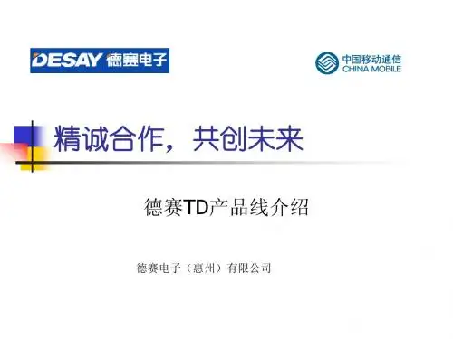 德赛TD产品线介绍资料