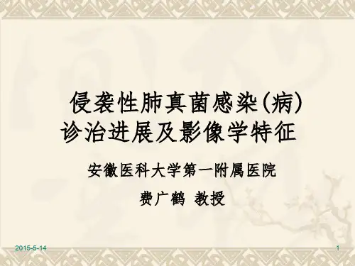 侵袭性肺部真菌感染
