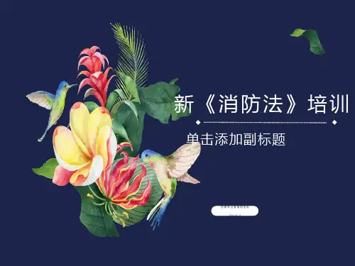 新消防法培训课件