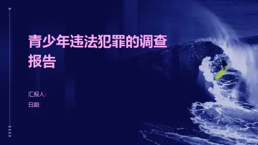 青少年违法犯罪的调查报告