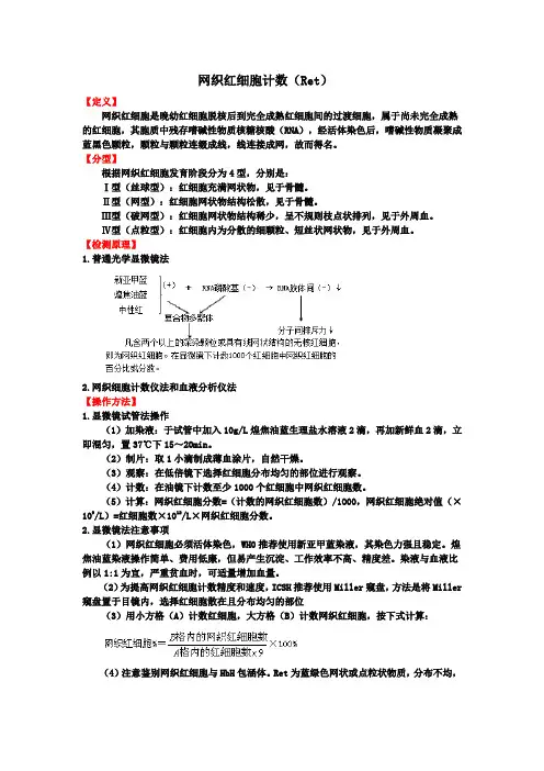 临检--网织红细胞计数(Ret)
