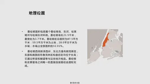 纽约曼哈顿CBD案例分析PPT课件
