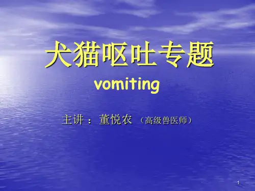 犬猫呕吐专题