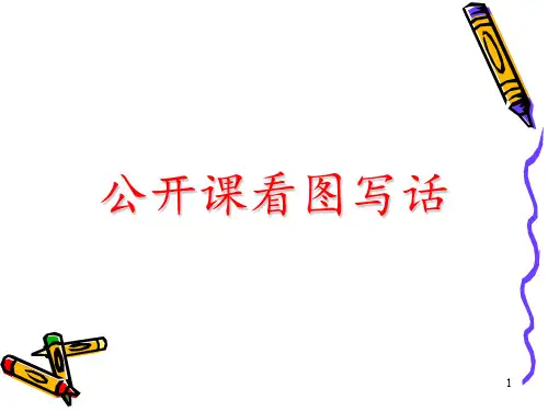 公开课看图写话 ppt课件