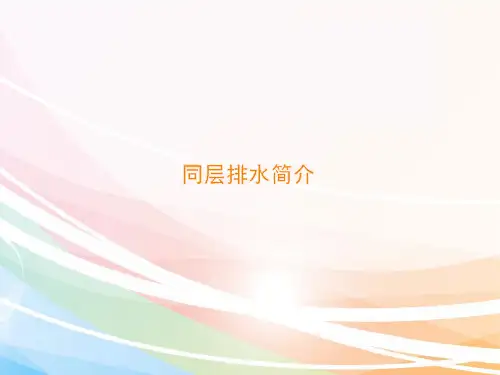 同层排水介绍.