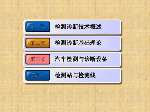 汽车检测与维修技术课件15页PPT