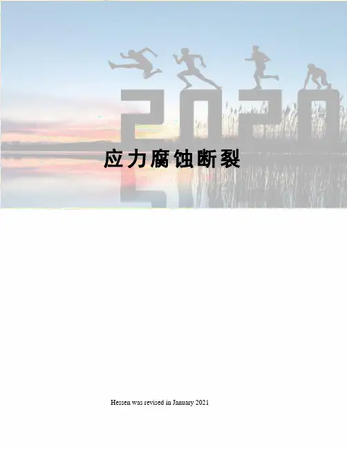 应力腐蚀断裂