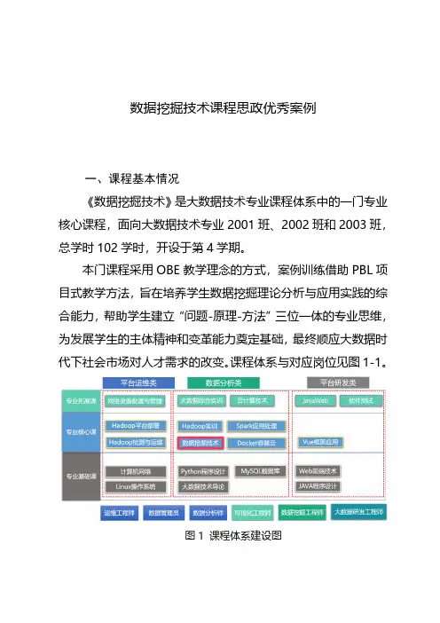 《数据挖掘技术》课程思政优秀案例