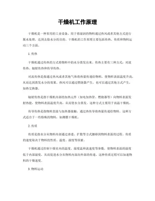 干燥机工作原理