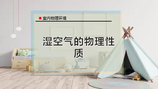 湿空气的物理性质