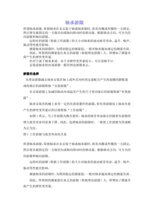 轴承游隙