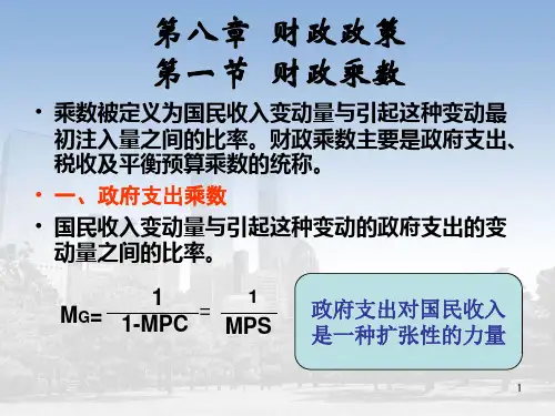 第8章财政政策