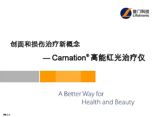 Carnation光子治疗仪培训资料(创面综合版)