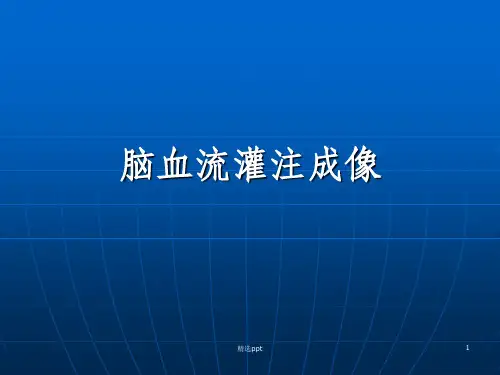 脑血流灌注成像