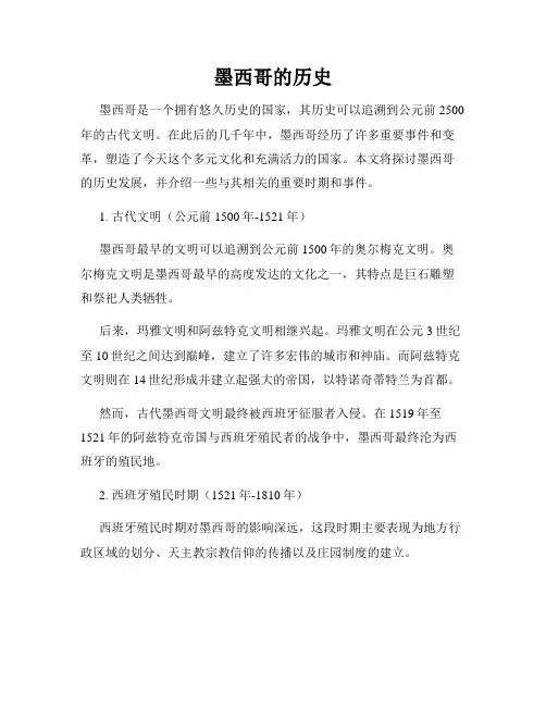 墨西哥的历史