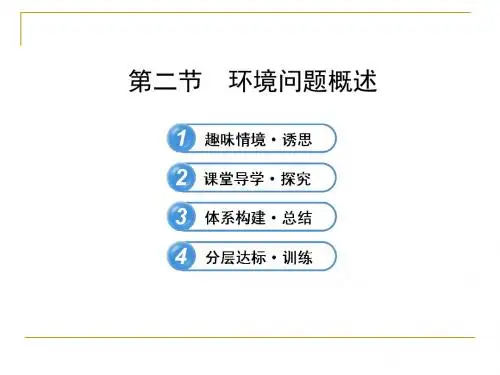 环境问题概述ppt3(4份打包) 湘教版