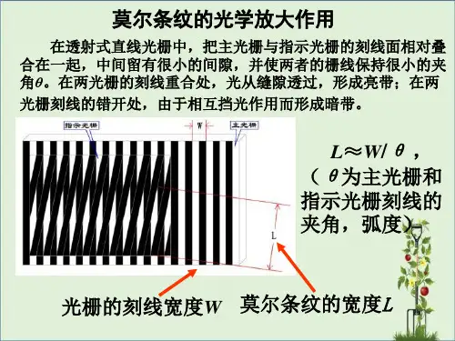 传感器实验--莫尔条纹演示概述