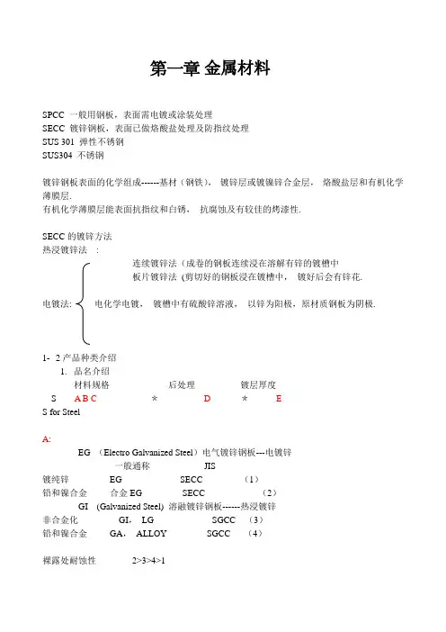 表面处理技术汇总