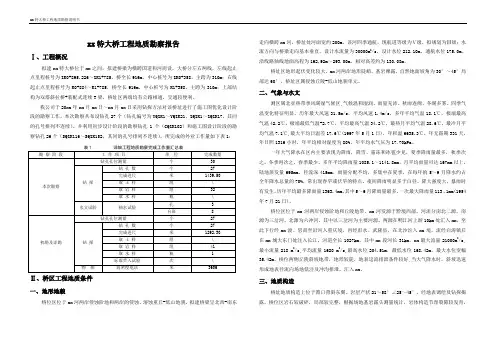 特大桥工程地质勘察报告