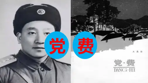 高中语文选择性必修中册同步教学《党费》ppt课件(30页)