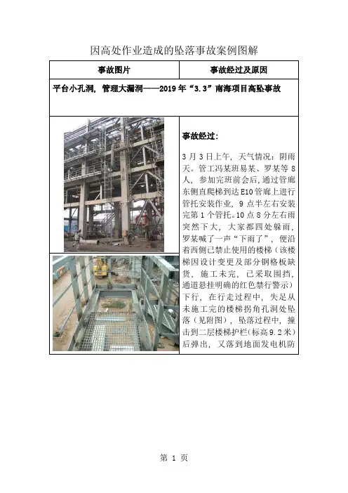 22因高处作业造成的坠落事故案例图解