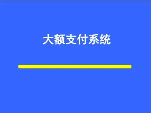二代大额支付系统
