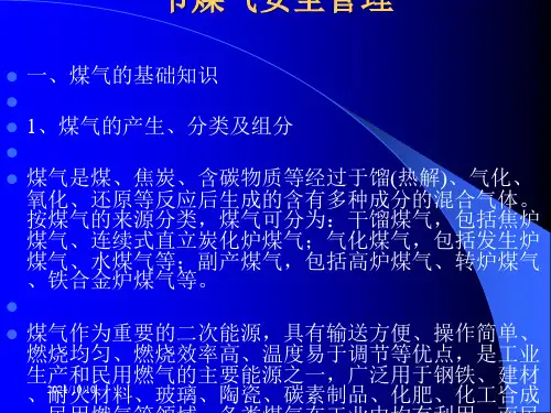 煤气培训安全知识培训