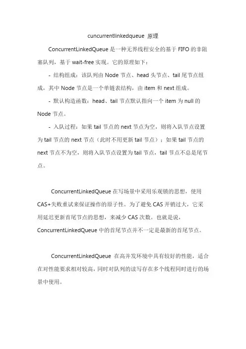 cuncurrentlinkedqueue 原理