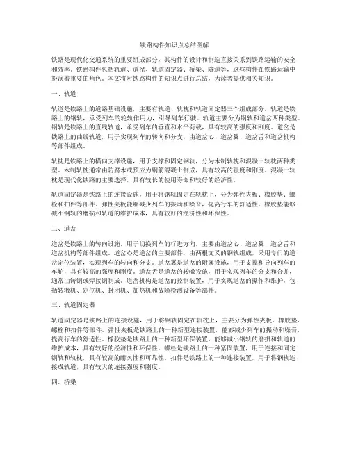铁路构件知识点总结图解