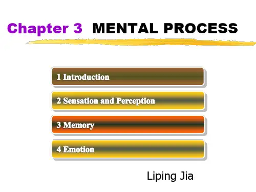心理学Psycholog英文版PPT记忆和情绪