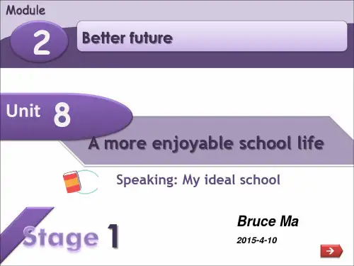 牛津上海版英语七年级下册教学课件：Unit 8 A more enjoyable school life(共28张PPT)