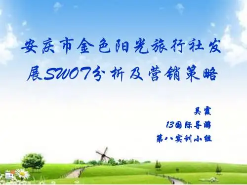 安庆金色阳光旅行社SWOT分析及营销策略