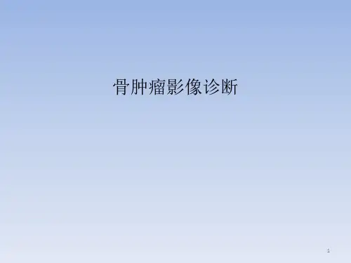 骨肿瘤影像诊断参考PPT