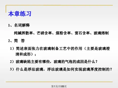 玻璃工艺学