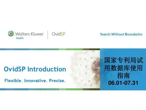 国家专利局试用数据库使用指南