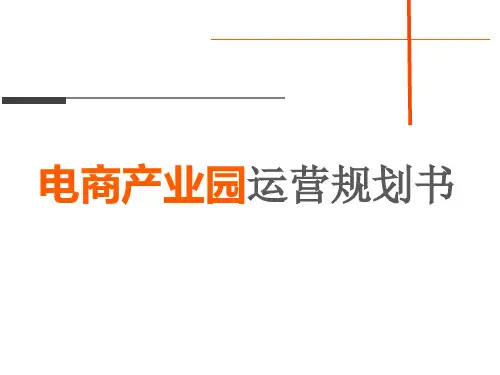 电商产业园运营规划书