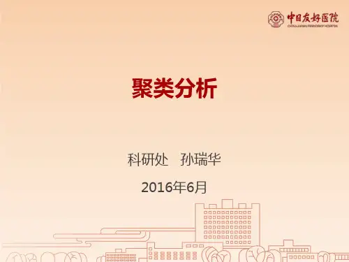 聚类分析
