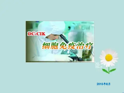 dccik细胞免疫治疗讲义