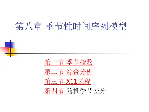 第八章_季节性时间序列模型案例
