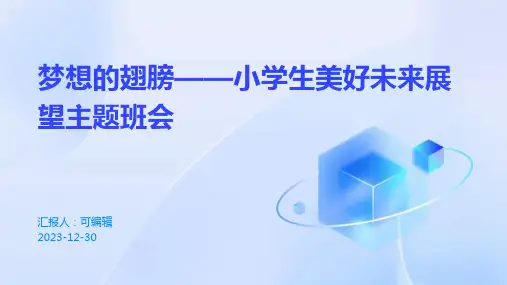 梦想的翅膀——小学生美好未来展望主题班会