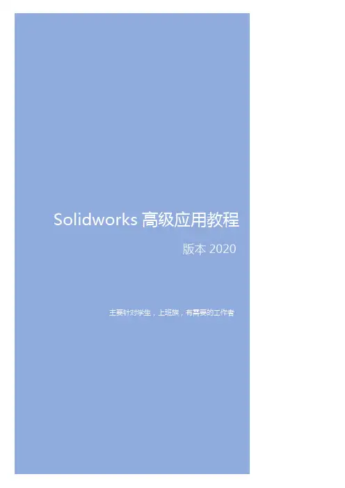 Solidworks 高级应用教程2020