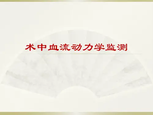 围术期血流动力学监测